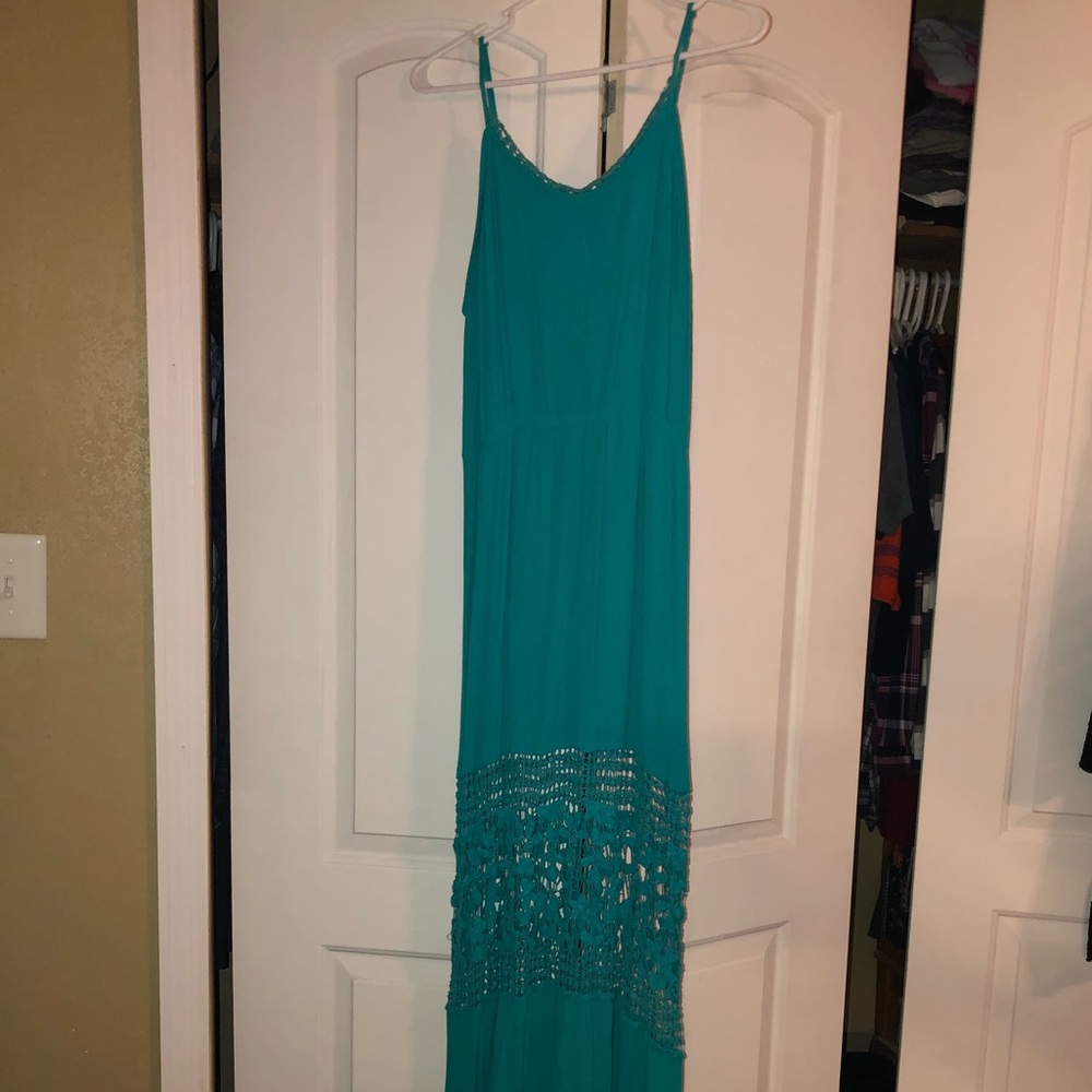 Maxi Light Blue Sun Dress